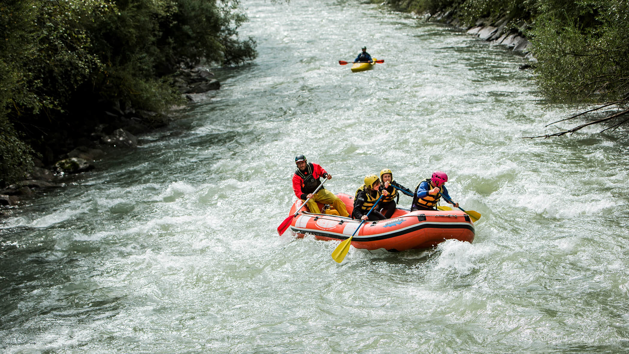Rafting im Ahrntal - OLM Nature Escape