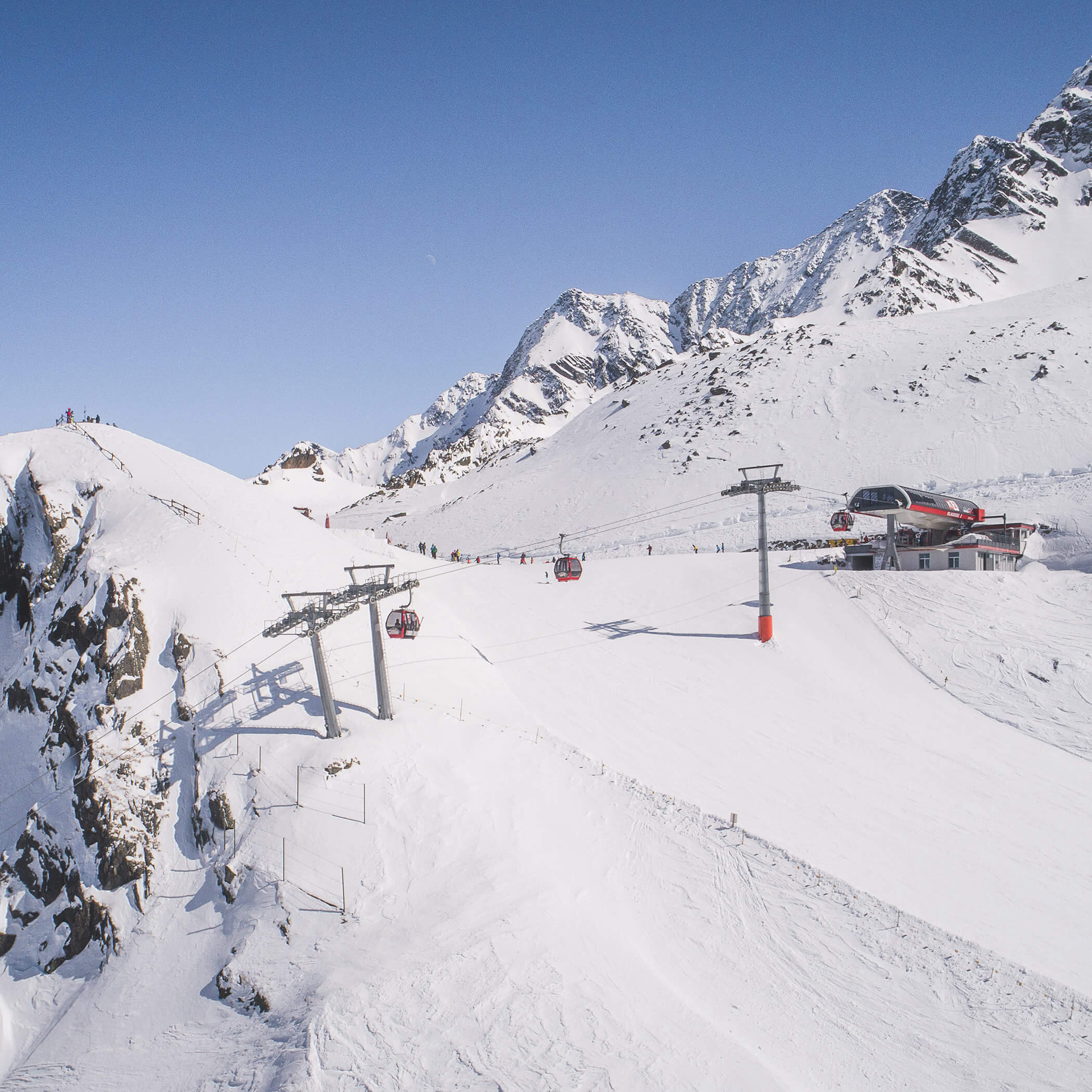 Bergstation der Bergbahn Klausberg - OLM Nature Escape