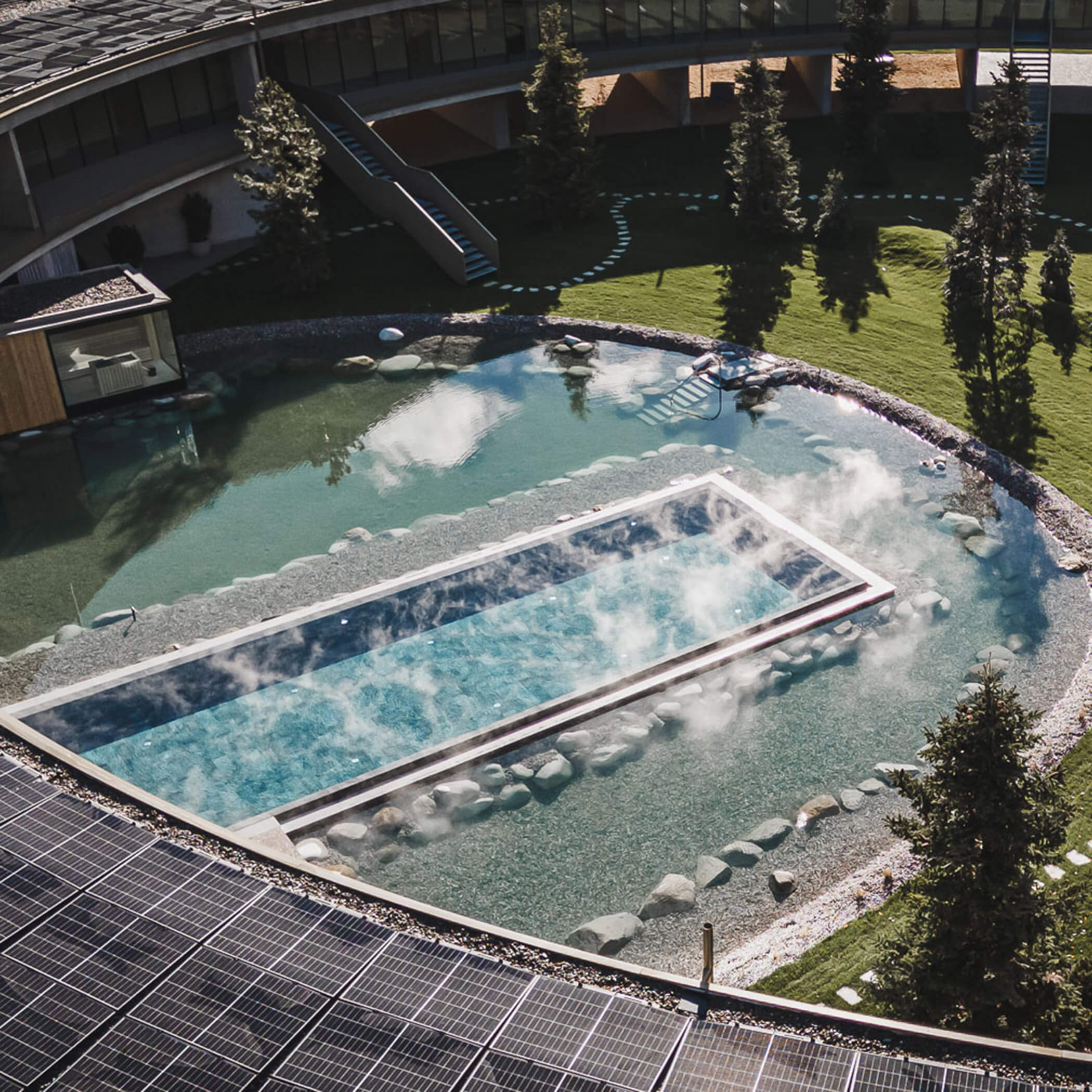 Aparthotel mit Außenpool und Garten - OLM Nature Escape