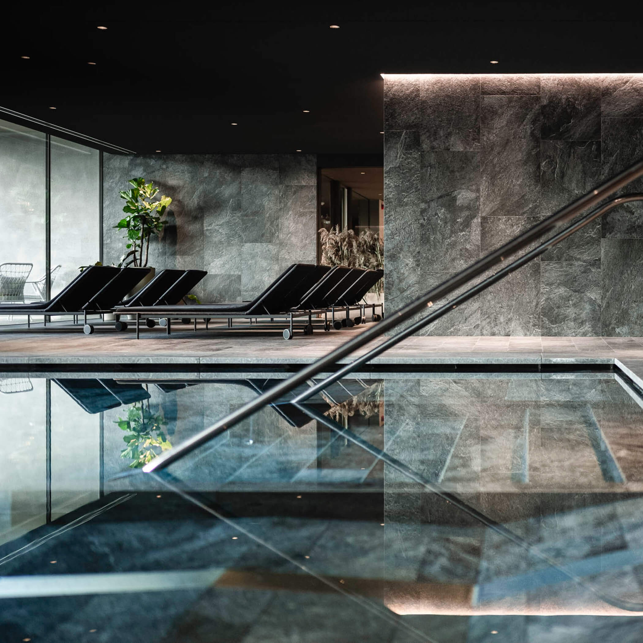 Detailfoto vom Innenpool - OLM Nature Escape