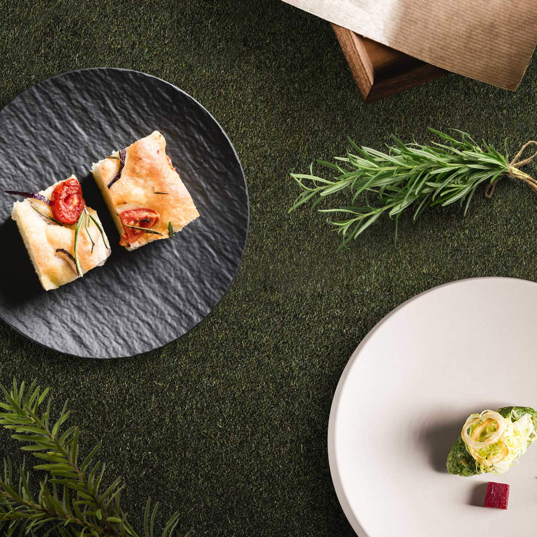 Foccacia e gnocchi di spinaci - OLM Nature Escape