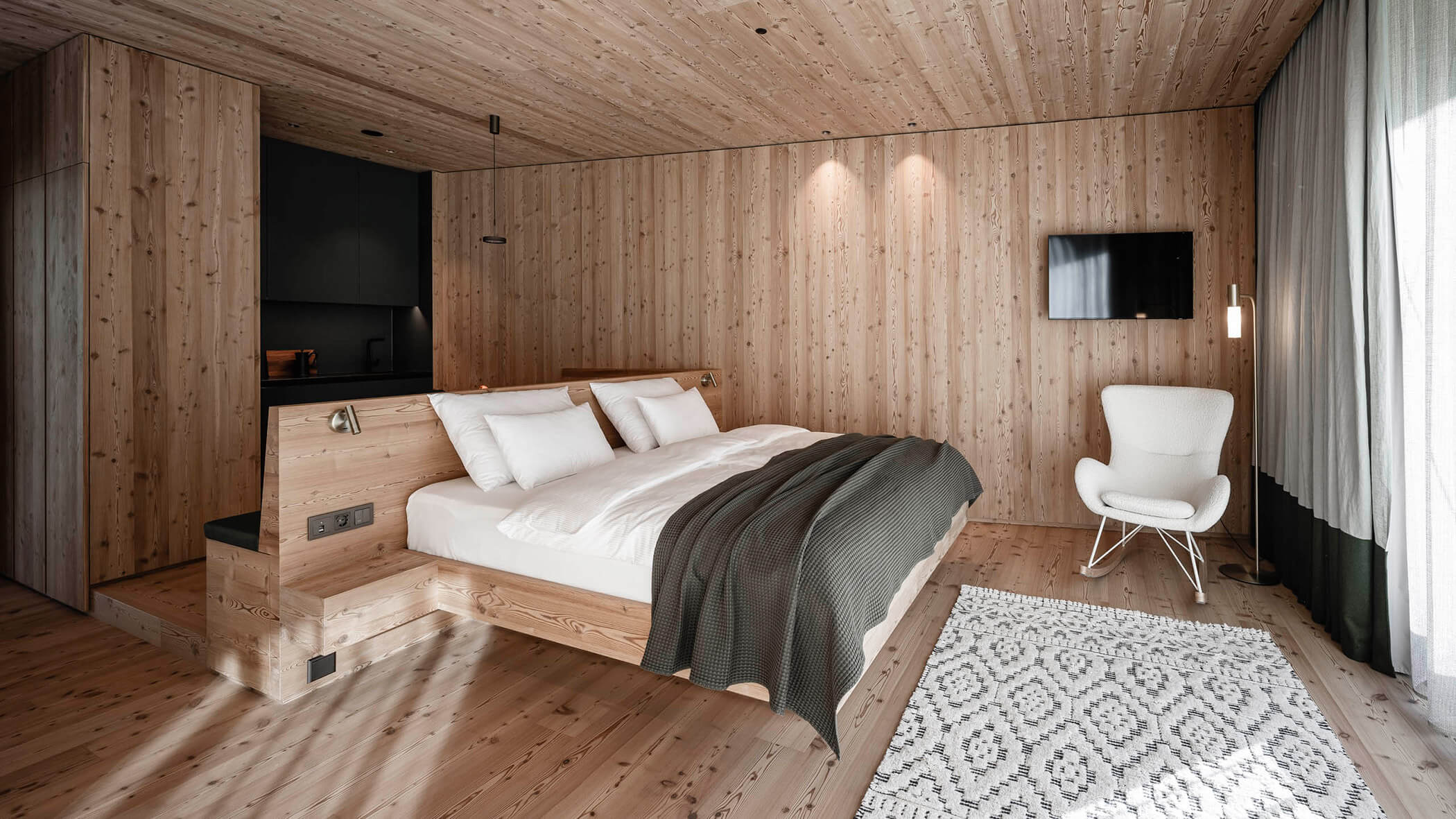 ApartSuite M mit Kingsize-Bett und Kochnische - OLM Nature Escape