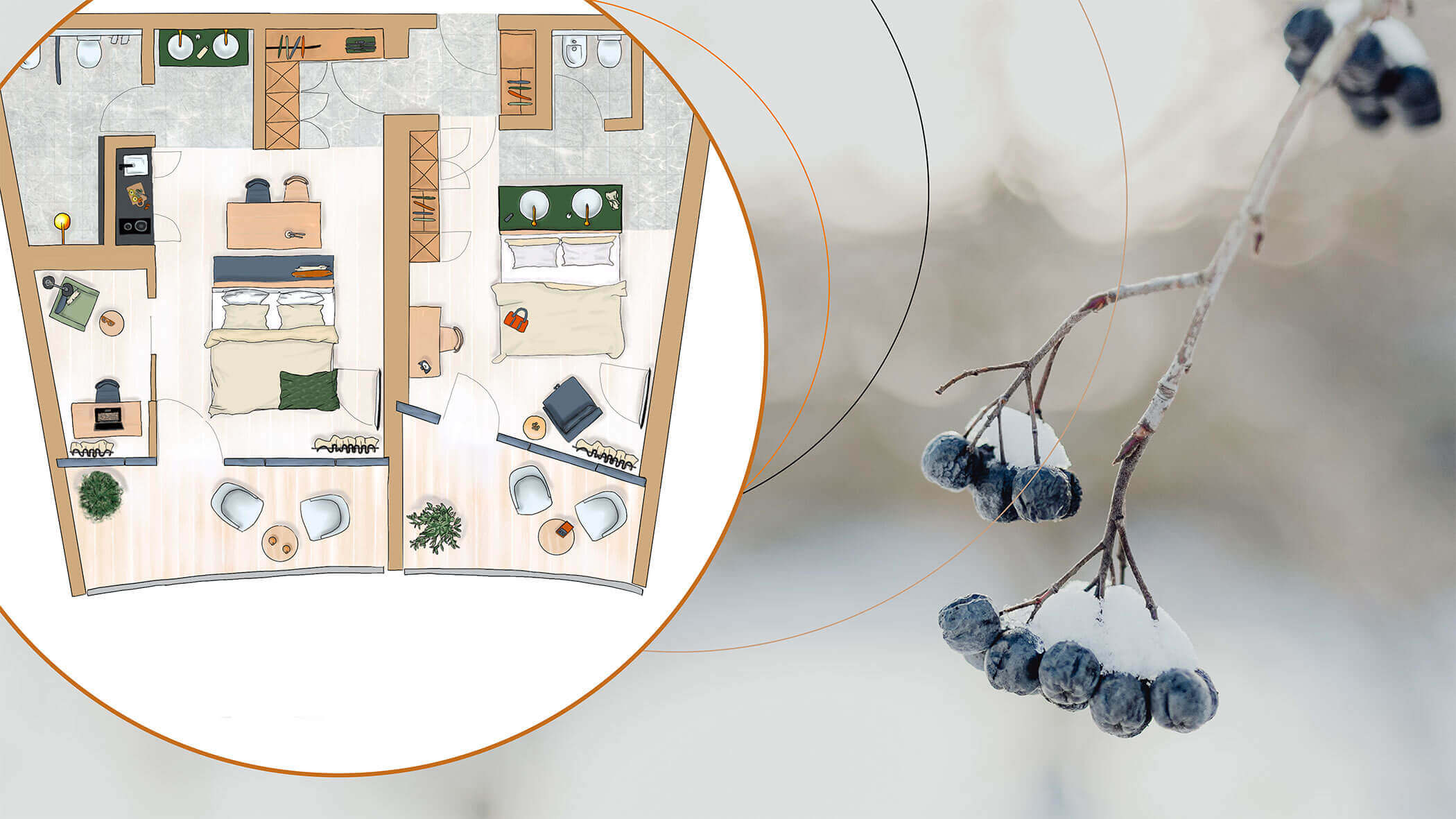 Sketch Eco-ApartSuite XL - OLM Nature Escape