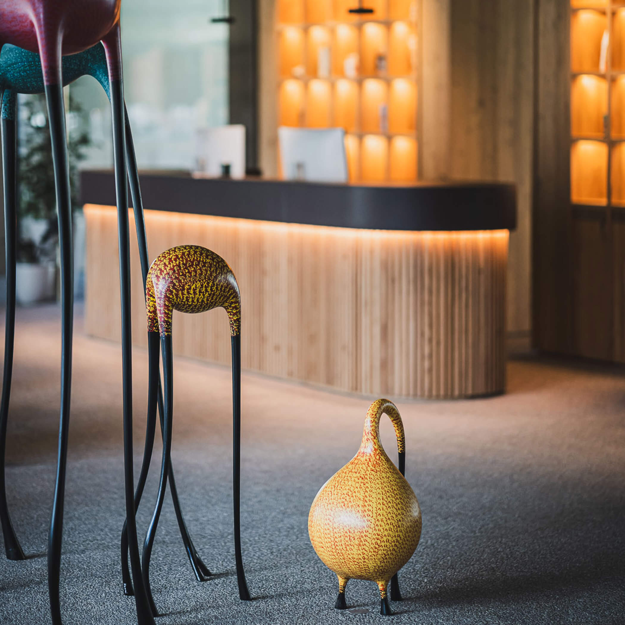 Dekoration an der Rezeption - OLM Nature Escape