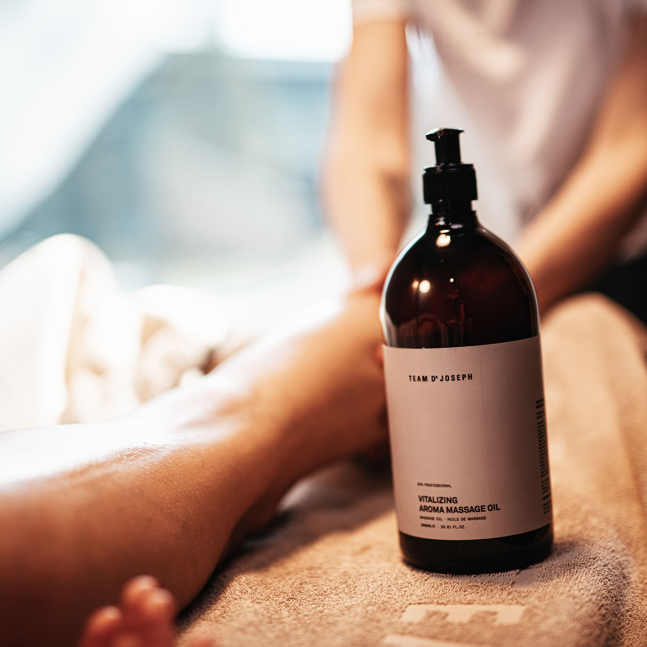 Flasche Massage Öl
