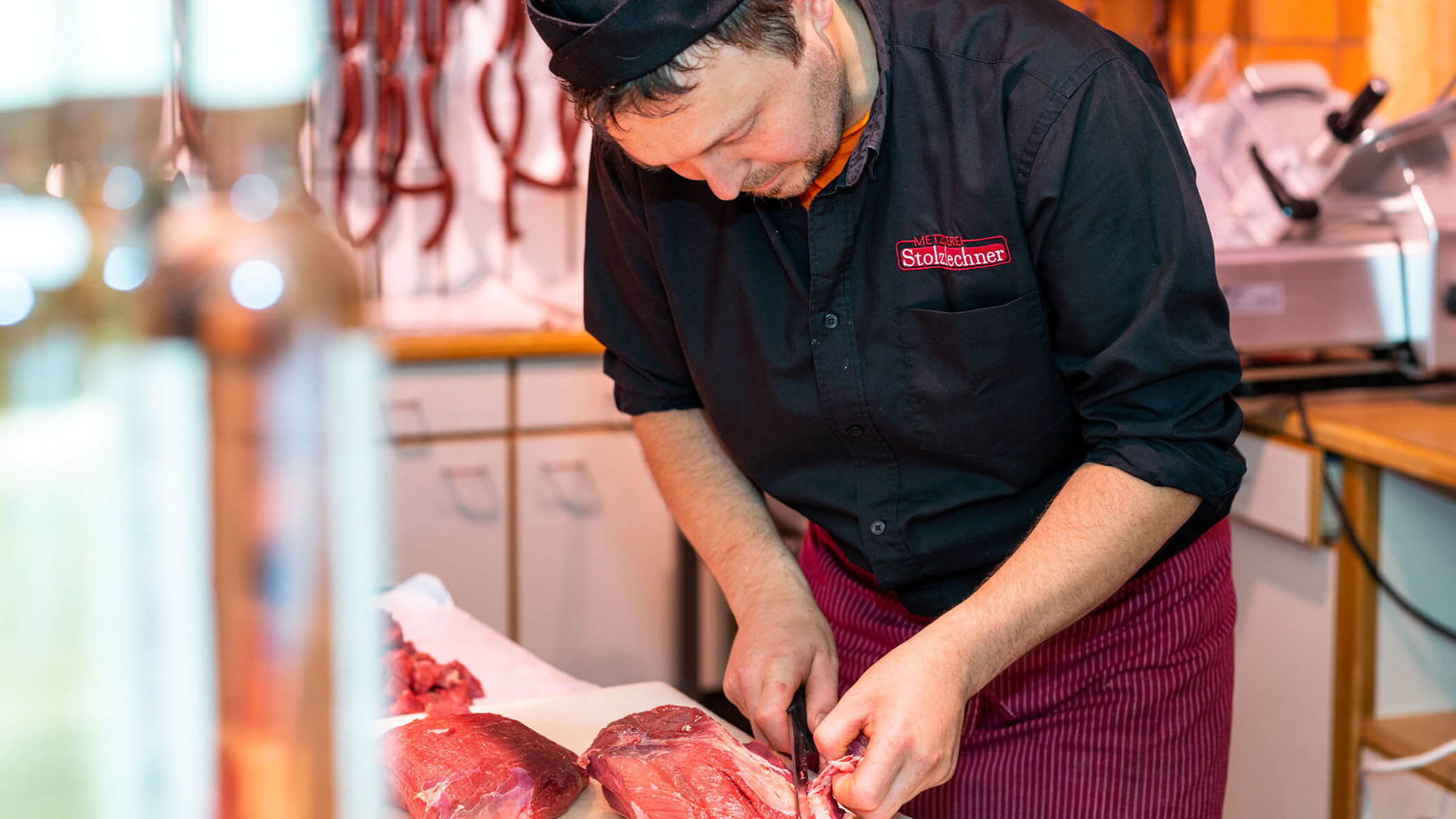 Dipendente della macelleria Stolzlechner - OLM Nature Escape