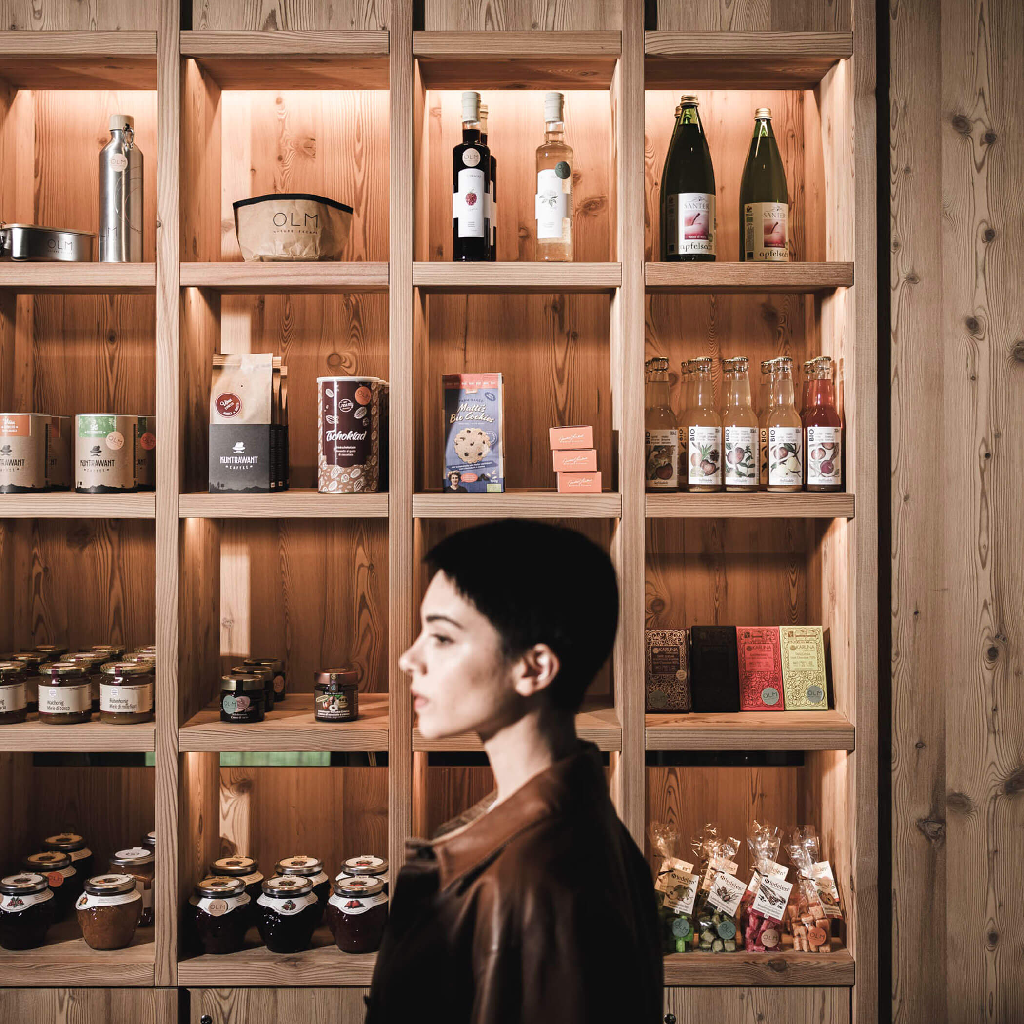 Shop an der Rezeption